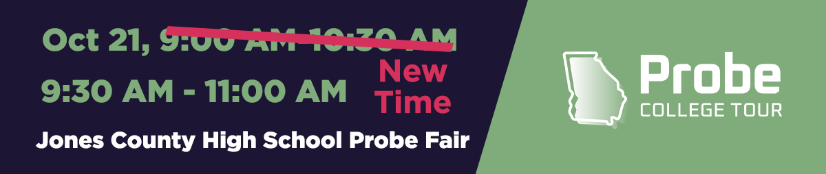 New Time | Jones County Probe College Fair